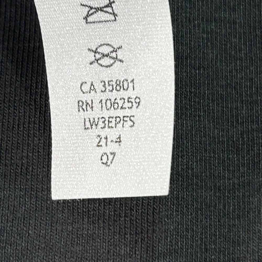 NEW Lululemon Shirt Womens 12 XL Black Crew Stretch LW3EYDS